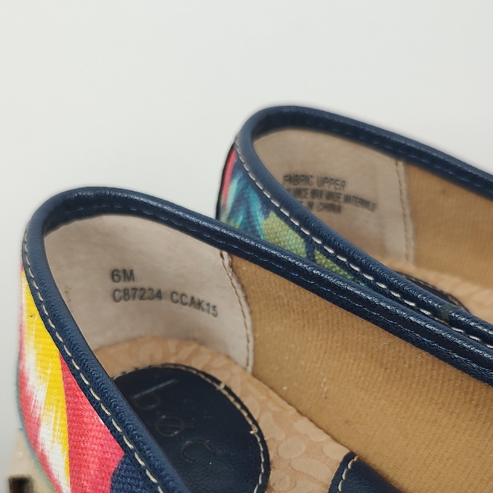 🔥HP🔥 Born Concept BOC Franki Hawaiian Print Espadrilles Shoes Women’s 6 NWB! - Picture 7 of 11